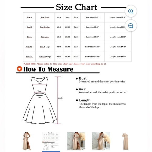 Amazon Women's One Shoulder Maxi Dress Champagne Wedding Size M - Picture 5 of 9